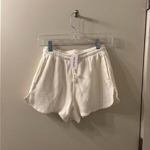 Brandy Melville White Athletic Shorts